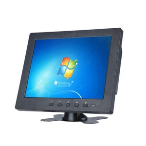 Portable 8'' TFT LCD Écran CCTV moniteur AV/VGA/HDMI/BNC USB Affichage multimédia