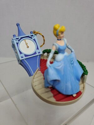 2000 Disney Cinderella Midnight Ball Blue Gown Stairs Moves