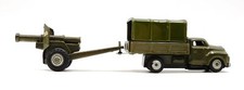 Army Truck Cannon Tin Toy Car Military 20 cm 8 Inches Made in Japan