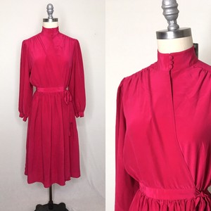 80s wrap dress