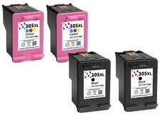 305XL Black and Colour Refilled  Ink Cartridge For HP Deskjet 2710e Printer