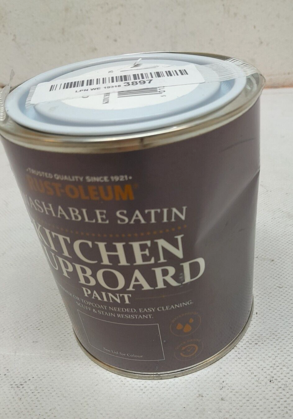 RustOleum Green Scrubbable Kitchen Cupboard Paint,Chalk Green,750ml