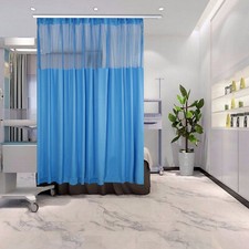 Room Divider Curtain Blue SPA Salons School Nursery Screen Partition 12ft x 8ft