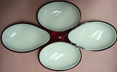Bowls-Guzzini Design Interlocking Snack Bowls-Gently Used