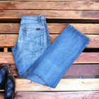 Charro jeans blu deadstock lavaggio effetto scambiato vintage 90S tg. 46(w.32)