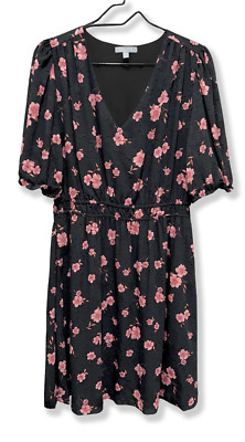 Draper James RSVP Dress - Womens Large Black / Multi Print - #45435-K4