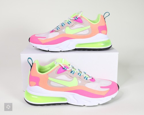 NEW Nike Air Max 270 React Pink Volt Sneakers (DC1863-600) Women's Size 10 | eBay