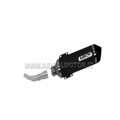 Komplett Auspuff Arrow Urban Alu N Schwarz Vespa Primavera 125 2014 > 2016