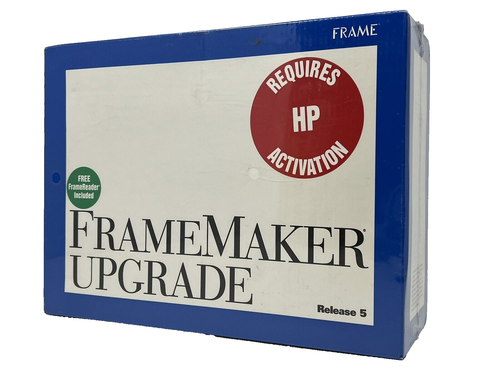 Actualización FrameMaker Release 5 para HP X/Motif Vingage años 90 nuevo sellado - Imagen 3 de 9