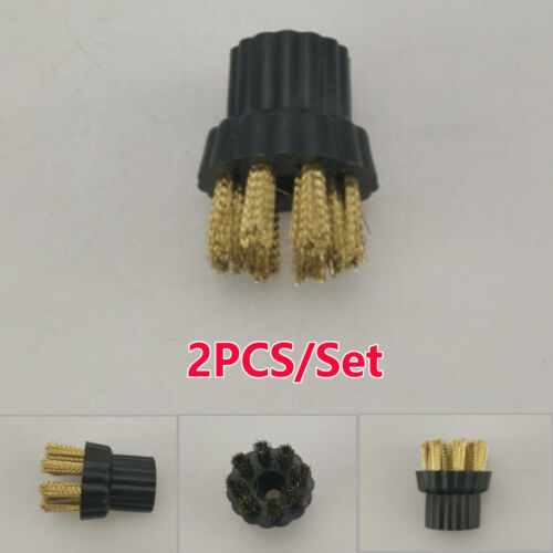 2PCS Brass Brush Head Replacement Parts Fit For Steam Mop X5 Sweeper Accessories - Photo 1/6