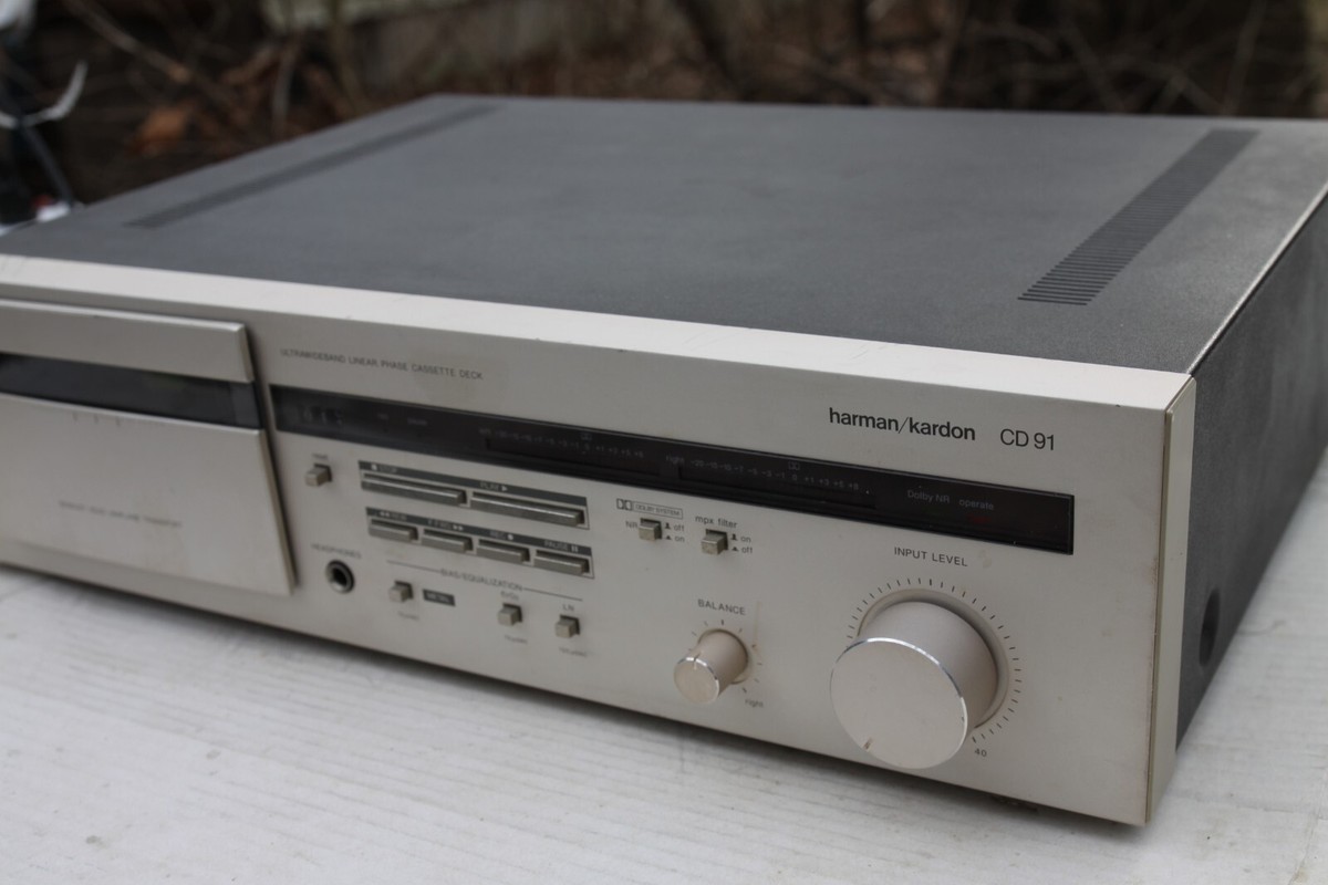 Harmon Kardon CD91 Cassette Deck Japan, Dolby B Plays/Records