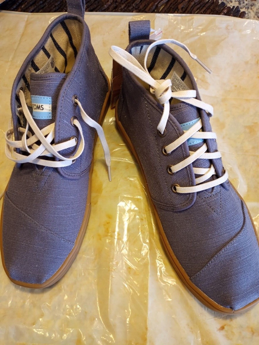 TOMS Mid-rise Grey Canvas Mens Bota Sz 8, NWT  display picture 2