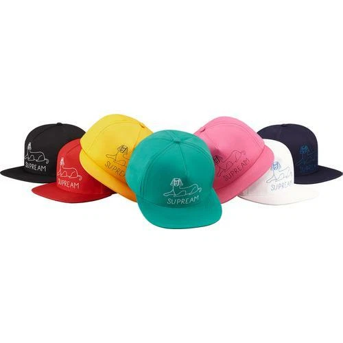 Casquette Supreme Schminx 5 panneaux noire O/S S/S 13