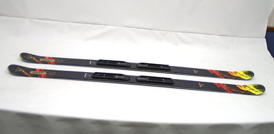 DYNASTAR 80 MENACE MENS DOWNHILL OPEN SKIS 178CM BLACK / RED / ORANGE / YELLOW