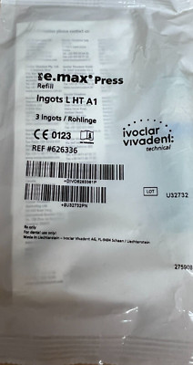 IPS E.MAX PRESS NACHFÜLLBARREN - L HT A1 - PACK 3 (IVOCLAR VIVADENT) REF:626336