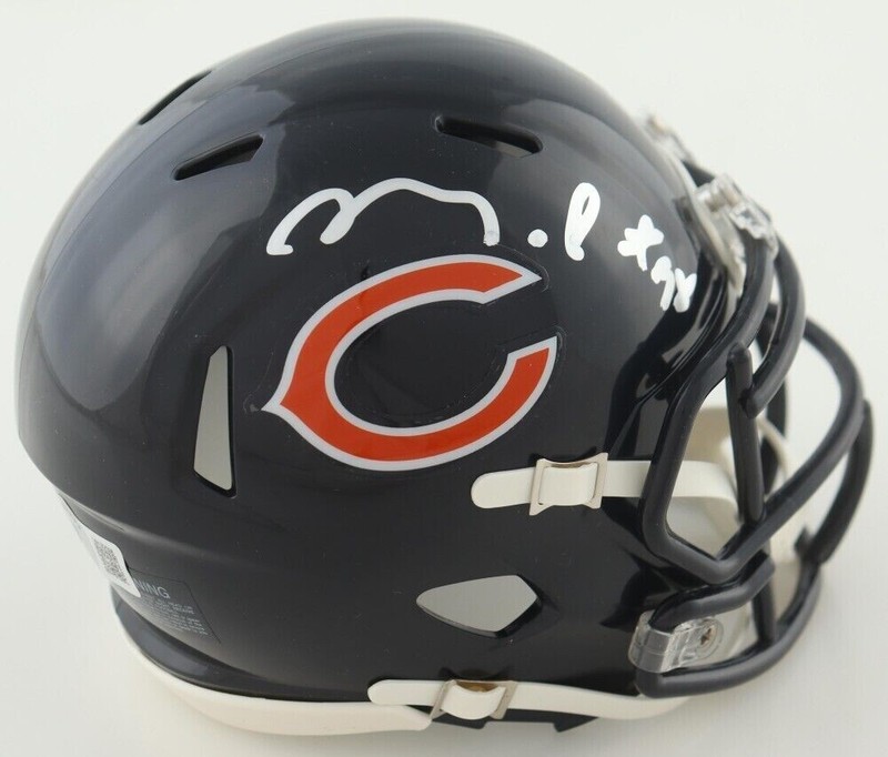 Montez Sweat Signed Chicago Bears Mini Helmet (Beckett) 2023 Pro Bowl Def. End