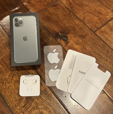 Apple iPhone 11 Or 11 Plus Original Box with OEM  EarPods