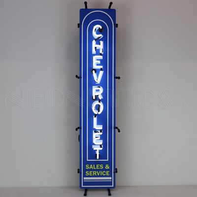 Neonetics 5SMLVC Chevrolet Licensed Vertical Neon Sign