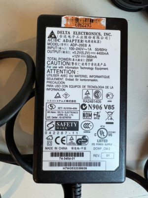 Original Delta Electronics ADP-29EB A 5,2V-12V AC/DC Adapter für Cisco Systeme