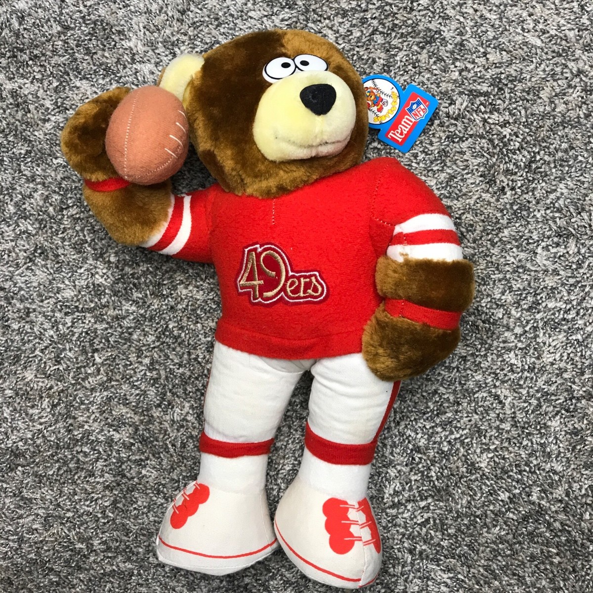Vintage 1993 San Francisco 49er's Good Stuff SportStuff Teddy Bear