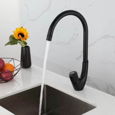 Brass Basin Faucet Fashion Style Single Handle Buttom Handle Mixer Tap Black