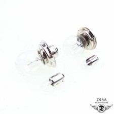 2x Scheinwerfer 6V 15W 2x Rücklicht Birne 6V 4W für Mofa Moped