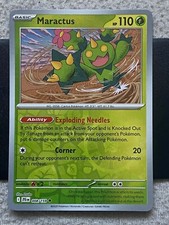 Pokemon TCG Journey Together MARACTUS 8/159 Reverse Holo