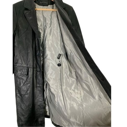 Vintage Gallery Womens leather Jacket Size Medium Mid length - Picture 10 of 11