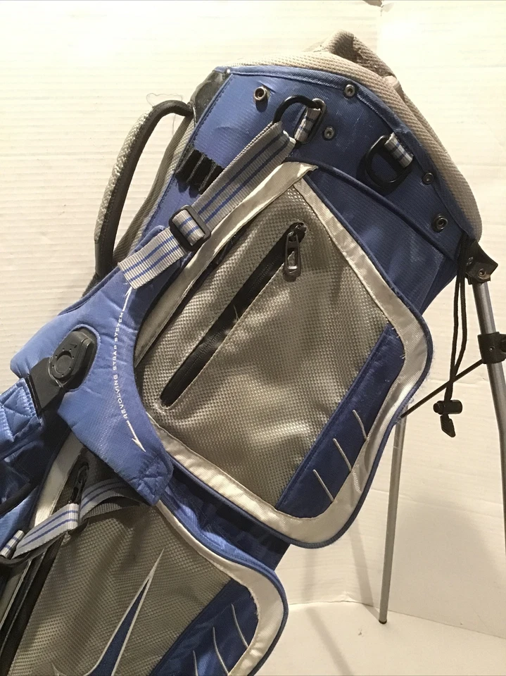 NIKE Extreme Sport 7 Vías LABBATT LUZ AZUL Logo GOLF Soporte/Bolsa de Transporte Foto 2 de 4