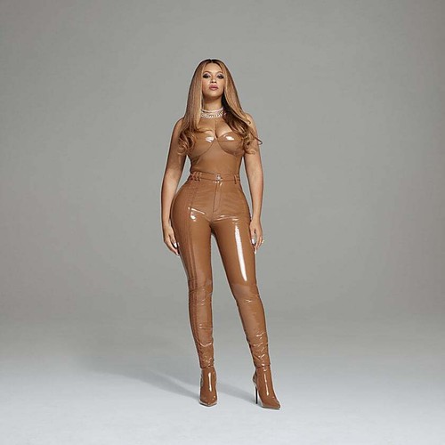 adidas x Ivy Park Brown Latex Skinny 