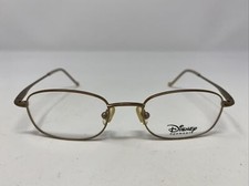 Disney Eyewear D90 SAND 46-18-125 Antique Gold Full Rim Eyeglasses Frame H219