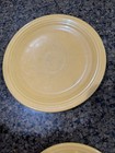 Vintage Homer Laughlin Fiesta Ware Yellow 7.5” Salad Snack Plate 1940s HLO USA — photo 1