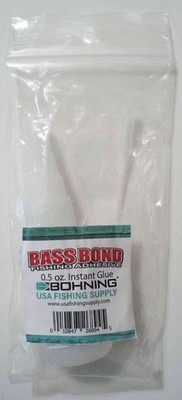 Bohning Bass Bond Fishing Adhesive Instant Glue 0.5 oz And Nozzle ...