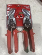 Milwaukee 48-22-4523 Offset Aviation Snips 2 PC Kit