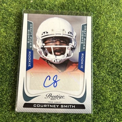 2011 Panini Prestige Rookie COURTNEY SMITH Autograph /1499 SOUTH ALABAMA F60