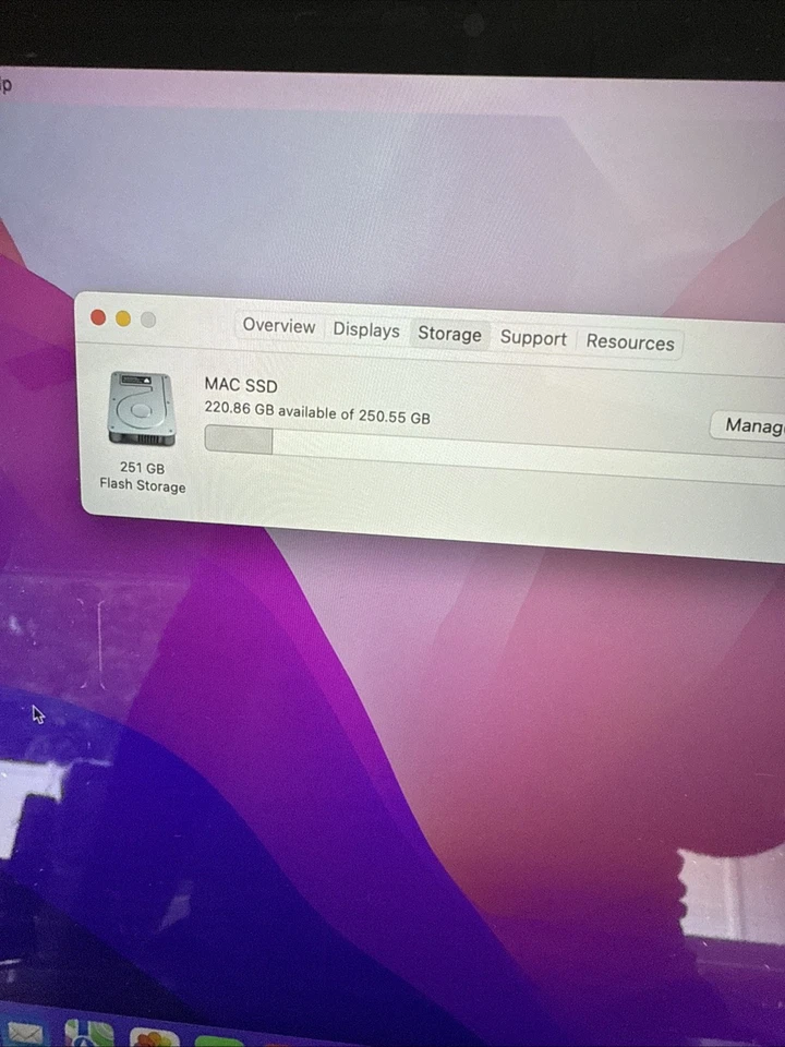 Apple MacBook Pro A1706 2016 13.3" i5 2.90GHz 16GB 256GB SSD Touch Bar 12.7.4 - Image 3 of 4