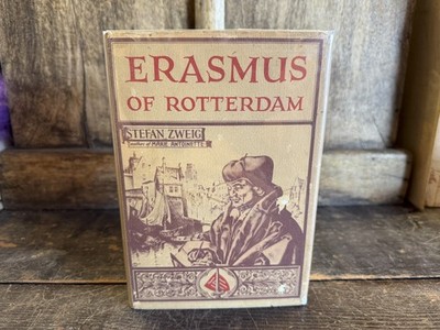 Erasmus of Rotterdam by Stefan Zweig First Edition Viking 1934 Literature