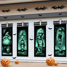 KatchOn Spooky Stretching Portrait - 47x16 Inch, Pack of 4 | Haunted Mansion ...