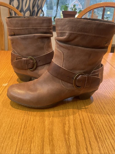 Pikolinos Women's Gray/Brown Ankle Boots Size 40/9