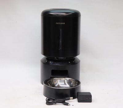 Petlibro PLAF103 Black Single Food Tray WiFi Granary Automatic Pet Feeder 5L