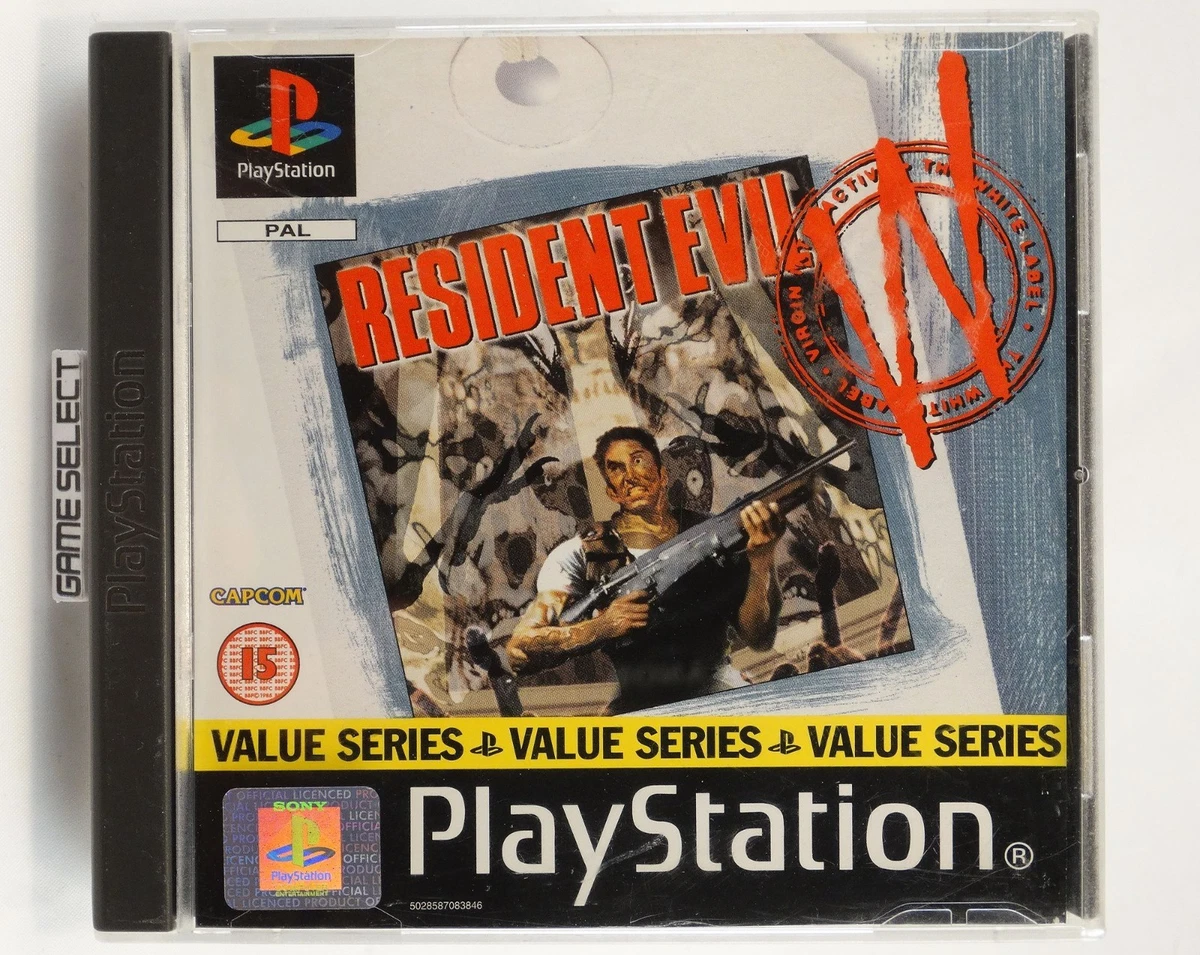 Resident Evil Sur PS1 - Version PAL Française - Sans Jaquette Avant - Sony PlayStation