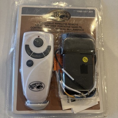 Hampton Bay Hand Held Wireless Ceiling Fan Remote Control New Sealed 1000557331