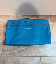 Case Logic Aqua Blue 30 Cassette Zippered Storage Case CP-30 Vintage