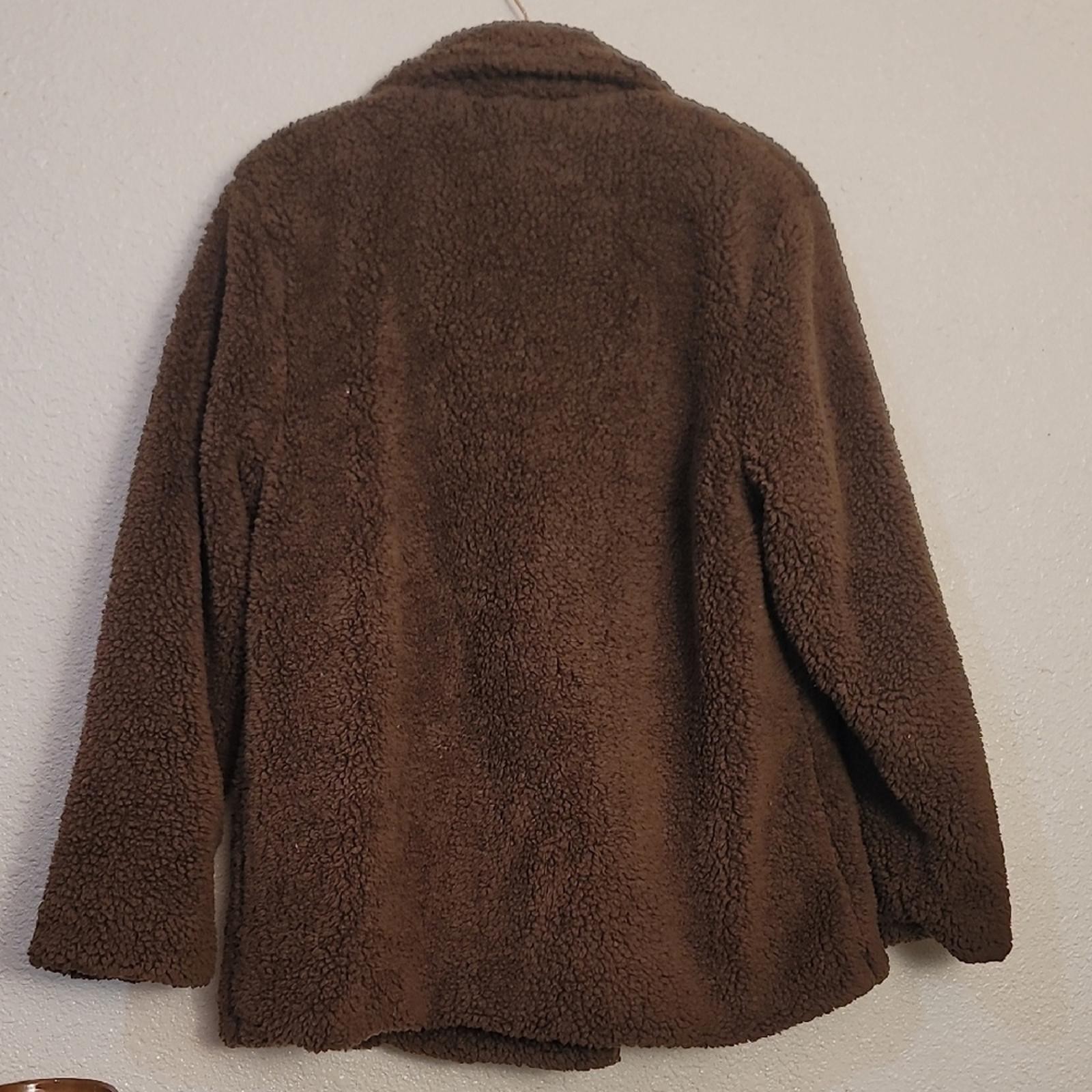 Chic Brown Teddy Jacket - image 4
