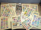 USA Stamp Collection Loose And Mounted Mixed Lot 13 Pages #C