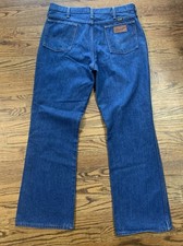 Nice Vintage Wrangler Jeans 70s Mens Regular Fit / 36 Waist 36x30