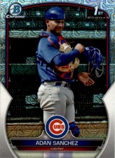 Adan Sanchez 2023 Bowman Chrome Prospects Mojo Refractor RC #BCP-219 Chicago