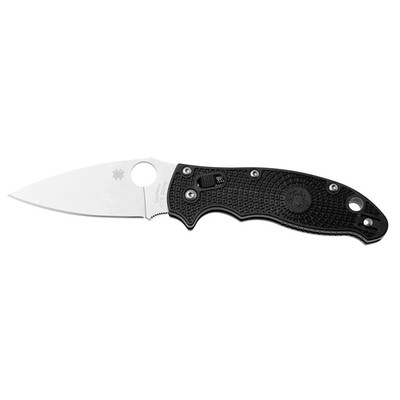 Spyderco C101PBK2 Manix 2 Lightweight CTS-BD1N Plain Edge Blade Black FRCP