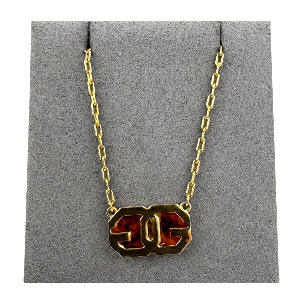 GIVENCHY Interlocking G Gold Necklace LHQ1530 - image 1
