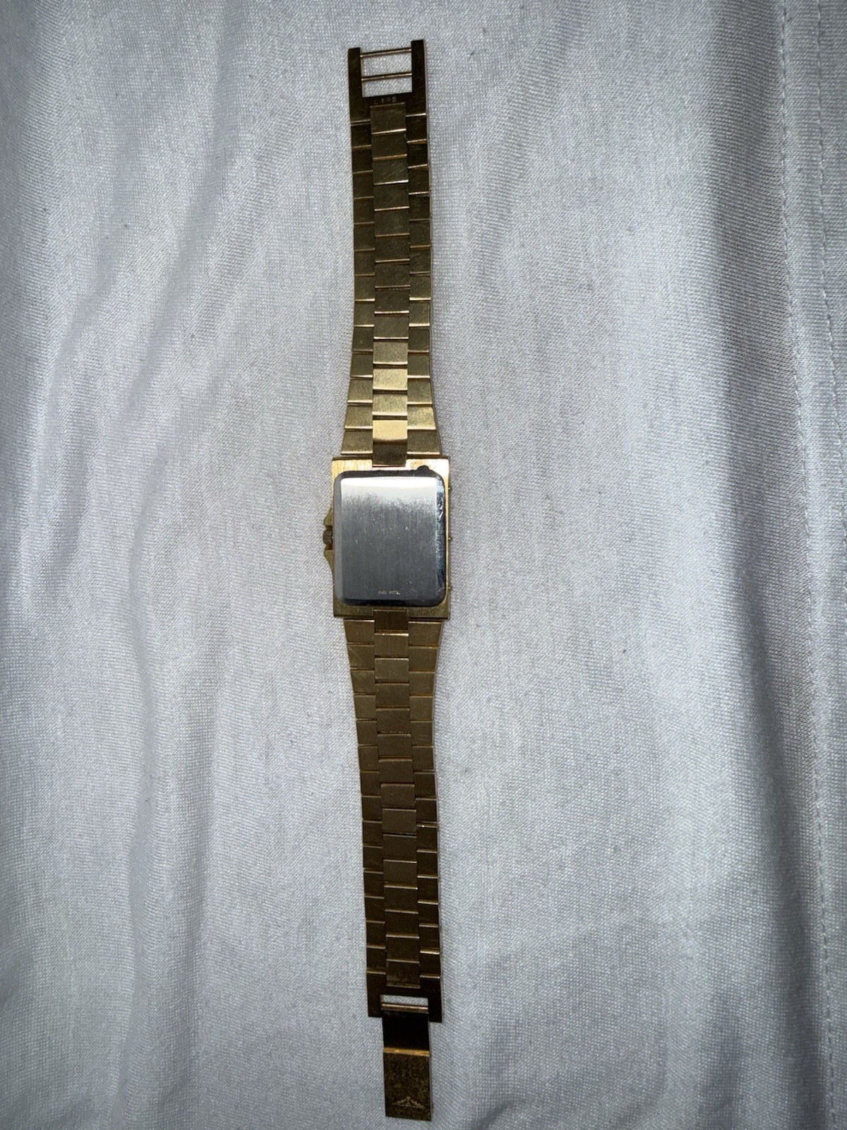 Longines Gold-Tone Quartz Rectangular Analog Wris… - image 2